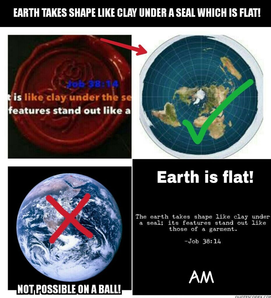 is the earth round or flat biblical